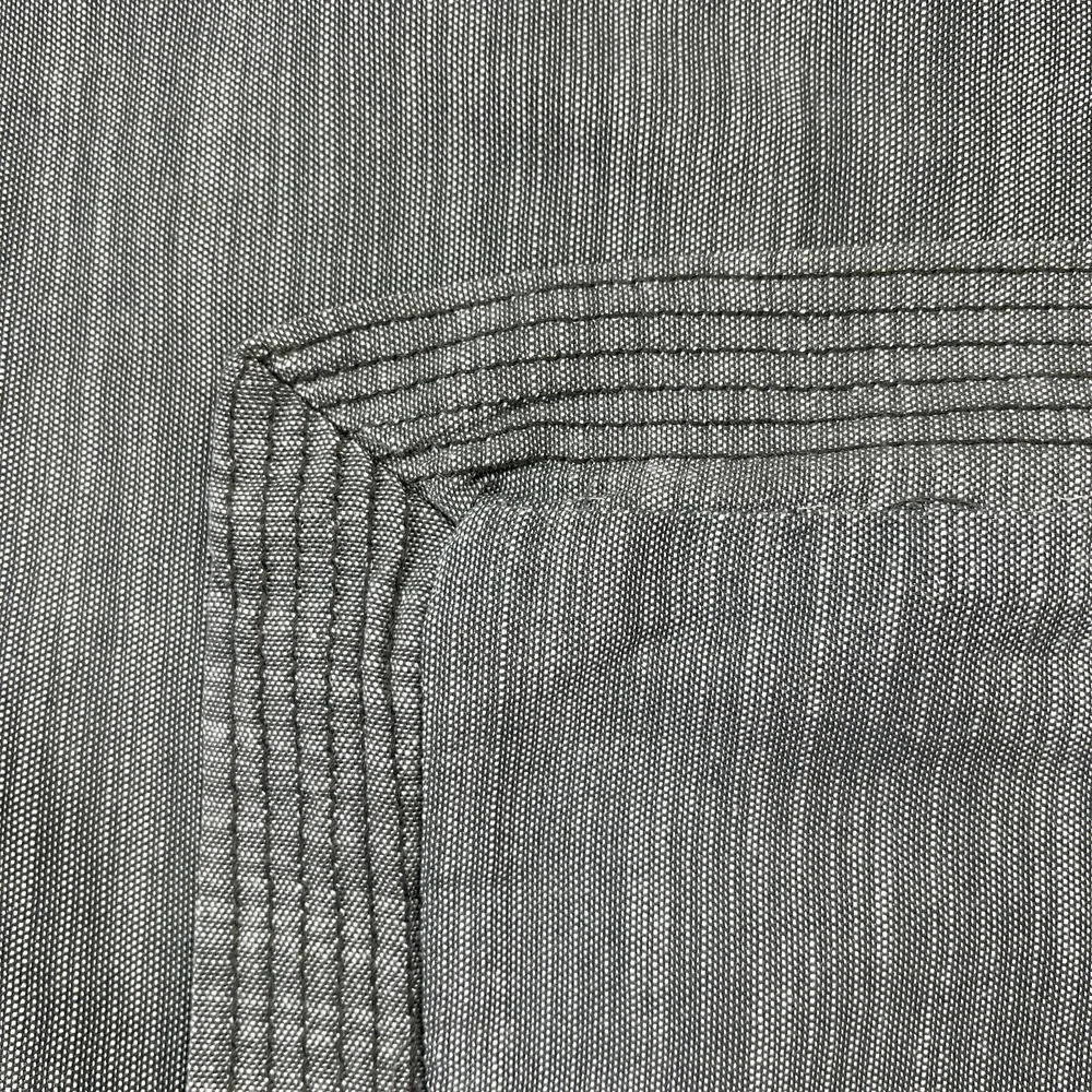 Set Of 2 Threshold King Pillow Shams Gray Cotton Blend Textured Border (21